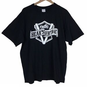 BEAR’S VINTAGE METALWORKS T Shirt Motorcycle Double Sided Graphic Tee Size XL